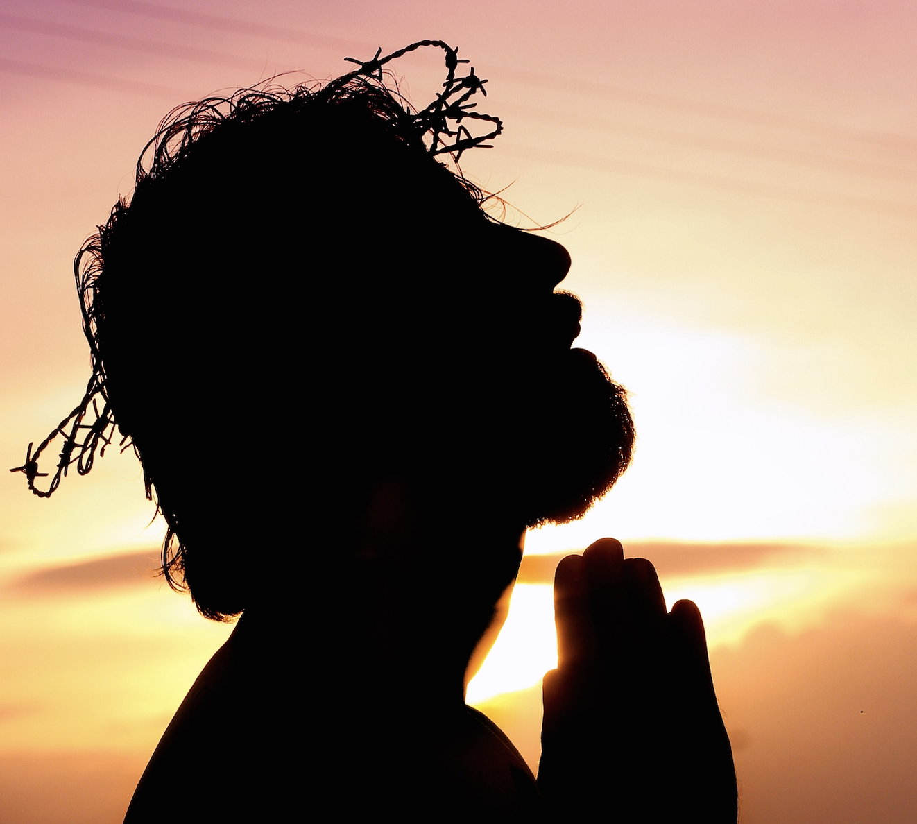 Image of Jesus Praying